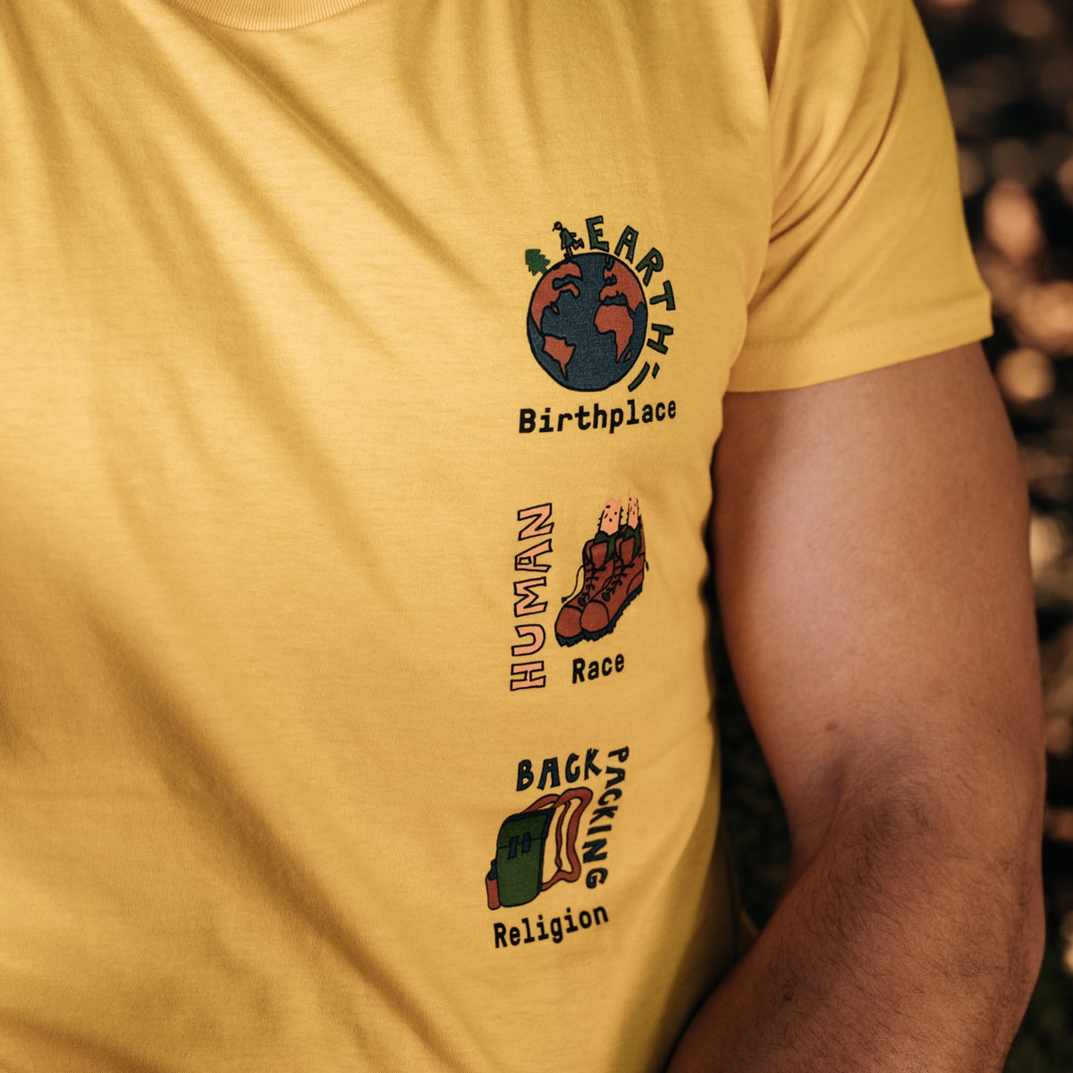 Outdoor Tribe Tshirt, Men HIGHLANDER