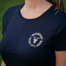 Load image into Gallery viewer, HIGHLANDER Identity T-Shirt Navy Blue, Women
