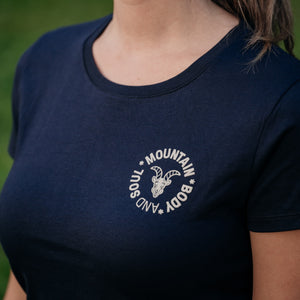HIGHLANDER Identity T-Shirt Navy Blue, Women