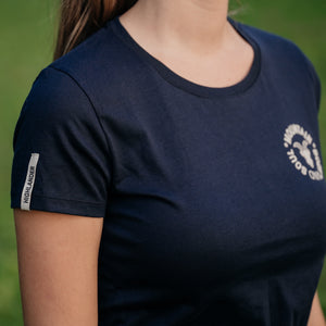 HIGHLANDER Identity T-Shirt Navy Blue, Women